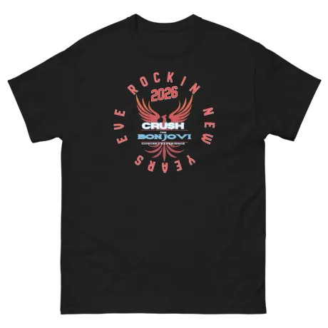 Limited Edition 2026 New Year’s Eve Shirt in the Crush winged logo print