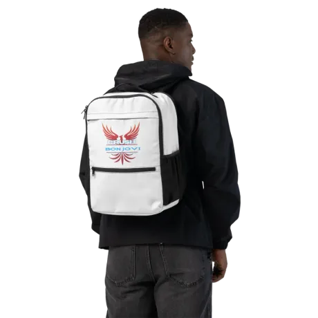 Utility Backpack in the Crush winged logo print